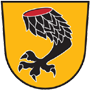 Wappen Griffen (Greifvogelfuß auf orangefarbenem Hintergrund